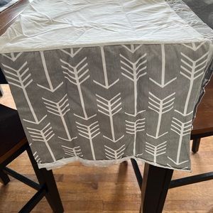 Woodland Arrow Crib skirt